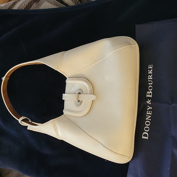BRAND NEW Dooney&Bourke florentine white leather satchel handbag. - Picture 11 of 12